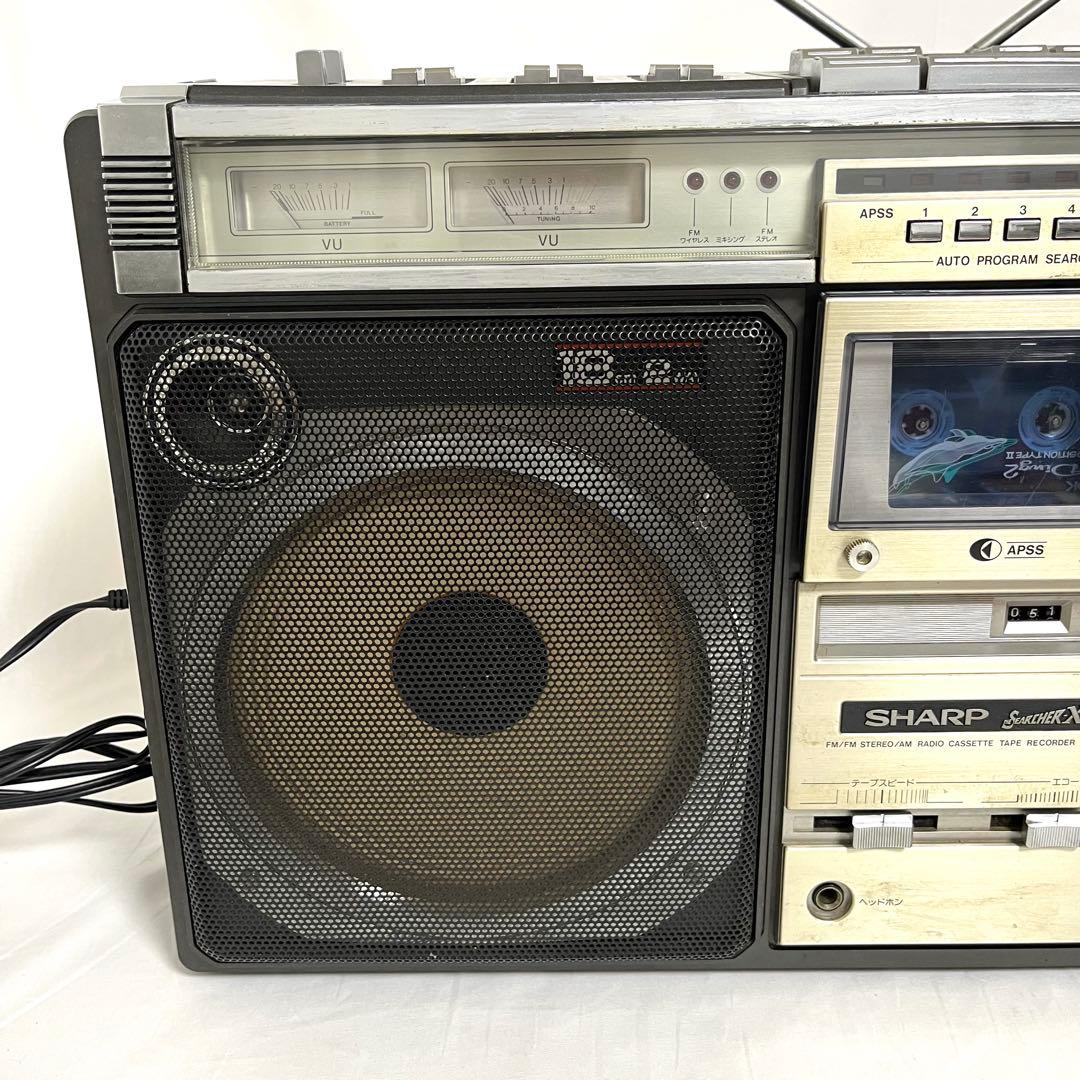 【再生確認】シャープ SHARP 大型ラジカセ GF-505SB