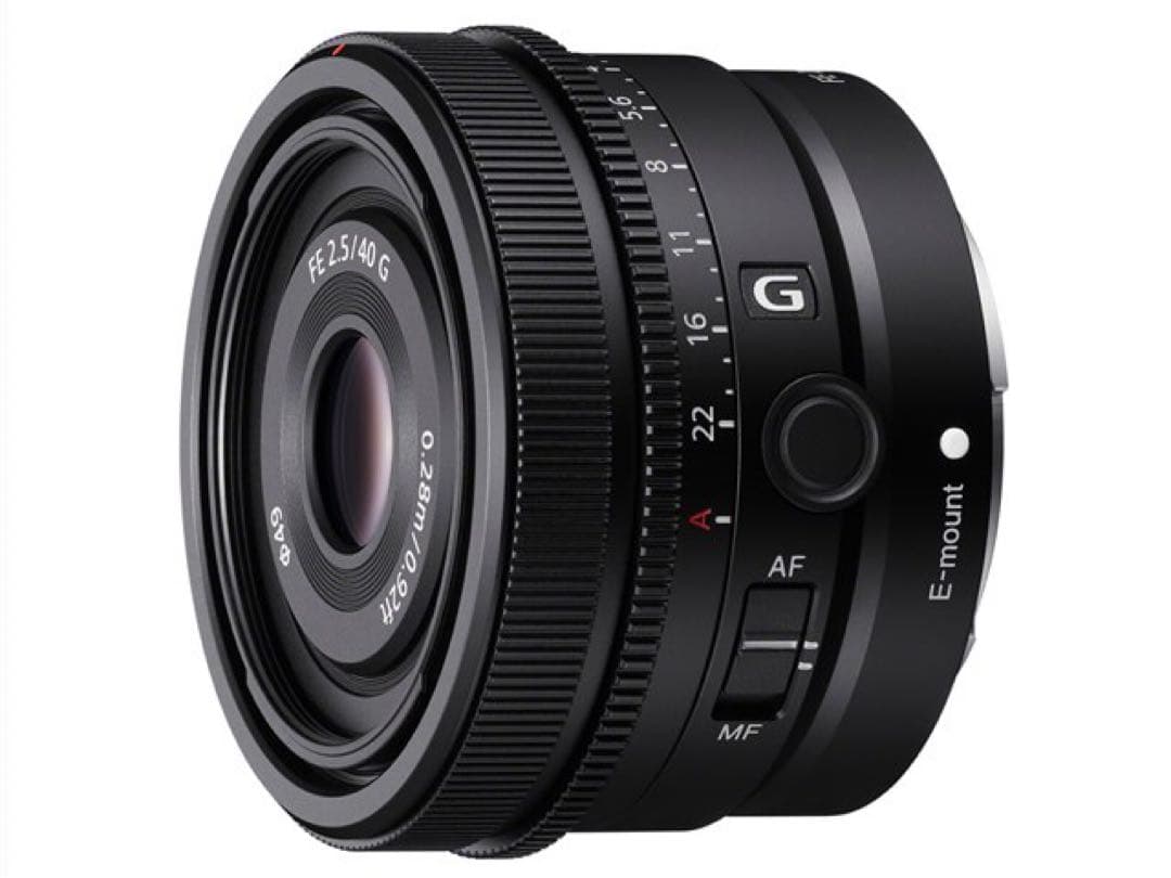 SONY FE 40mm F2.5G ほぼ新品　角型フードつき