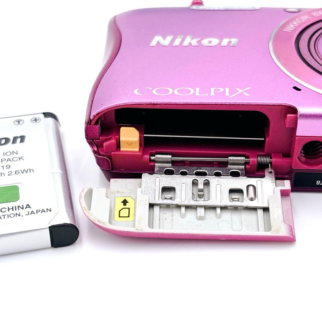 Nikon ニコン COOLPIX S3700 サクラピンク デジカメ WiFi