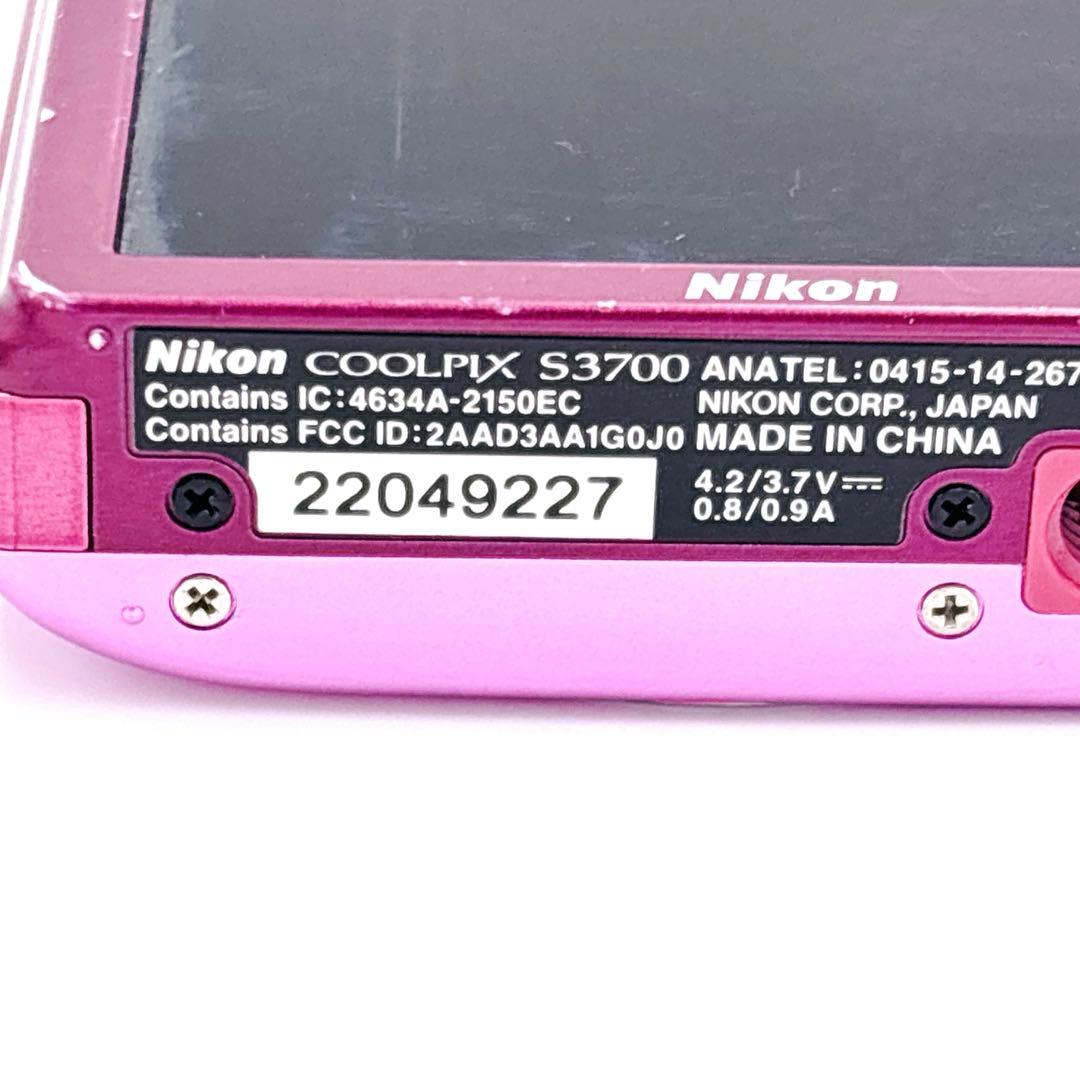 Nikon ニコン COOLPIX S3700 サクラピンク デジカメ WiFi