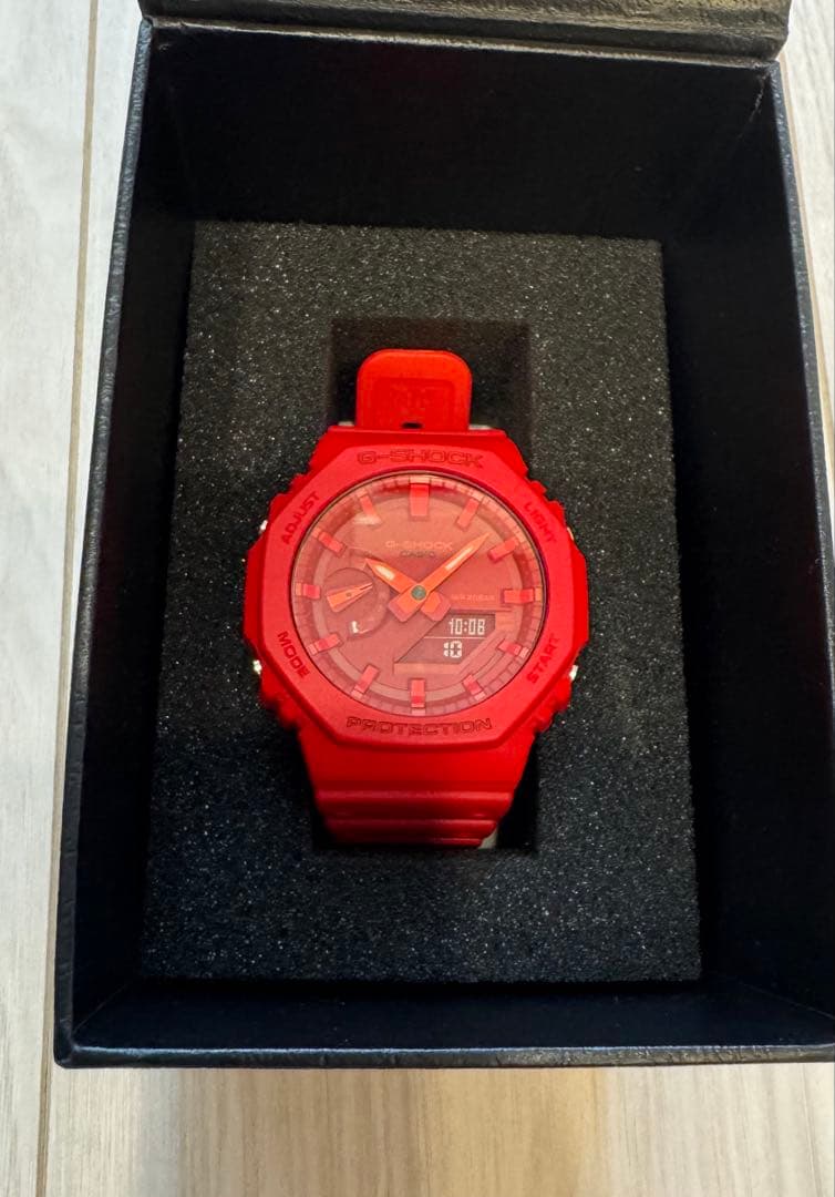 G-SHOCK GA-2100-4AJF レッド Gショック 赤 腕時計