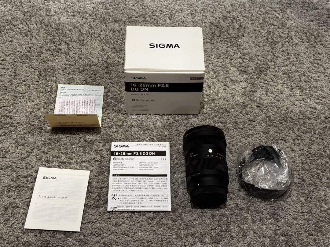 レンズ(ズーム) SIGMA 16-28mm F2.8 DG DN Contemporary E