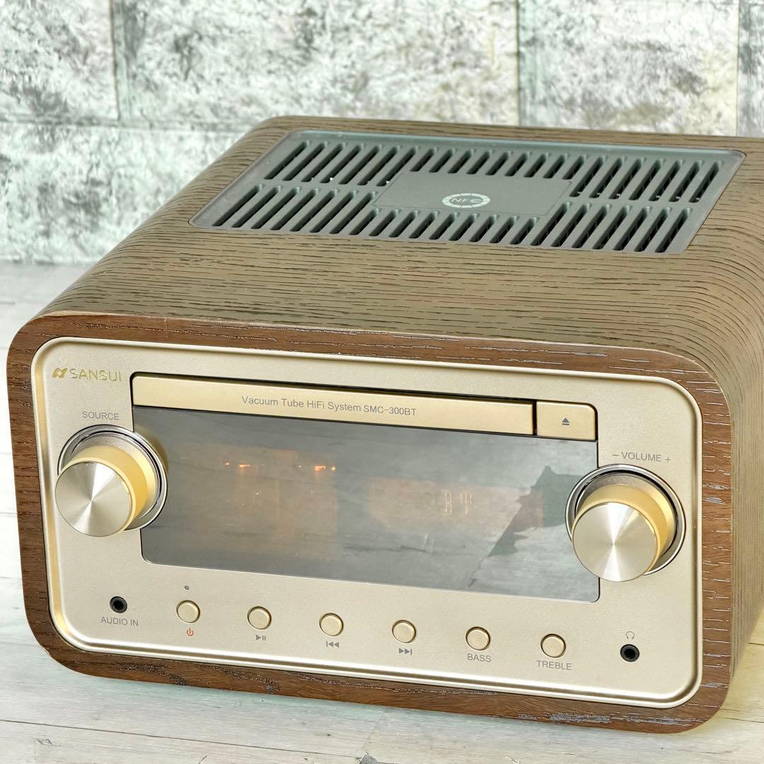 SANSUI「SMC-300BT」Bluetooth搭載真空管ハイブリッドコンポ