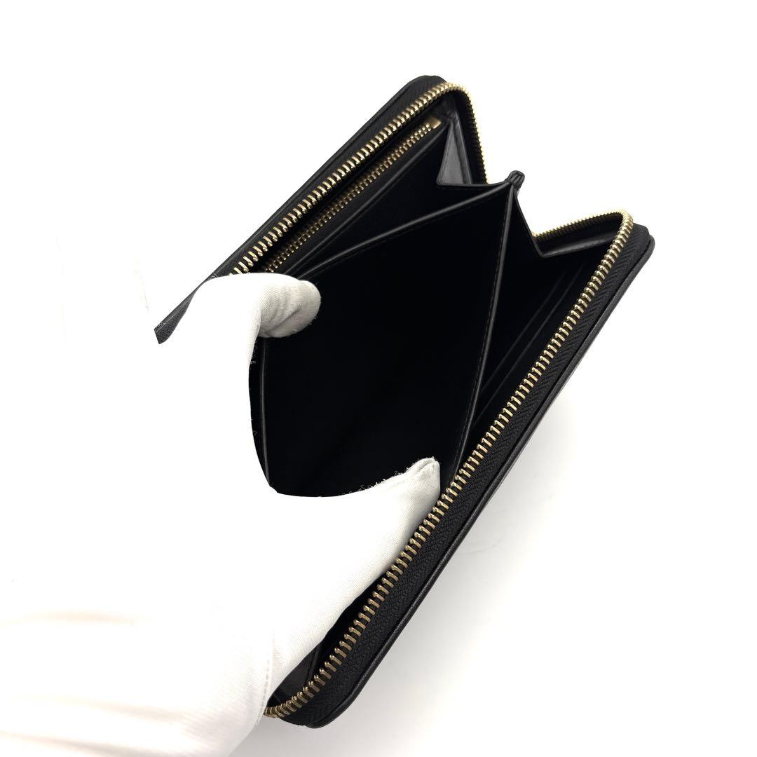 現行◆極美品◆ルイヴィトン ジッピーウォレット クッサン エンボス ブラック