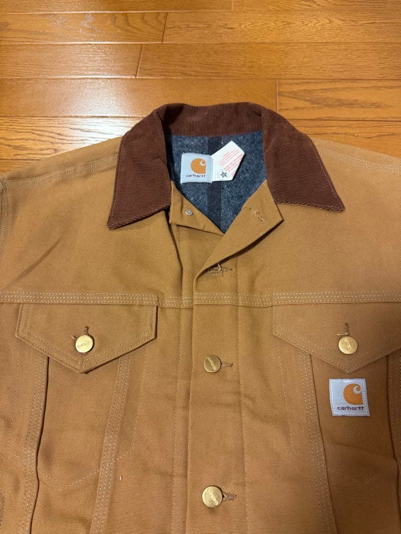【USA製ヴィンテージ】Carhartt トラッカージャケットサイズ42【レア】