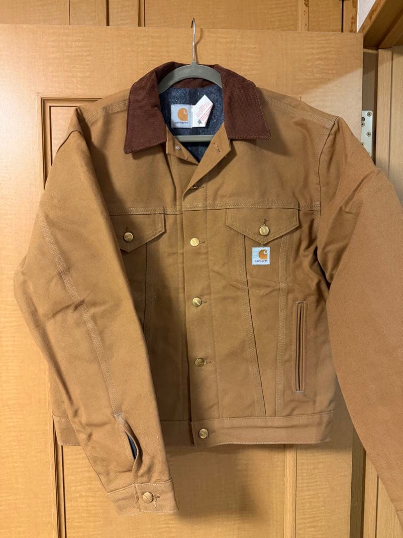 【USA製ヴィンテージ】Carhartt トラッカージャケットサイズ42【レア】