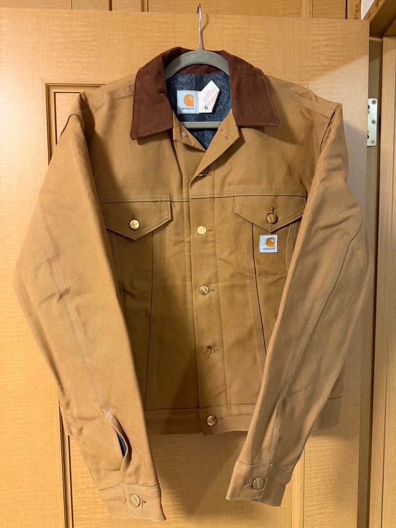 【USA製ヴィンテージ】Carhartt トラッカージャケットサイズ42【レア】