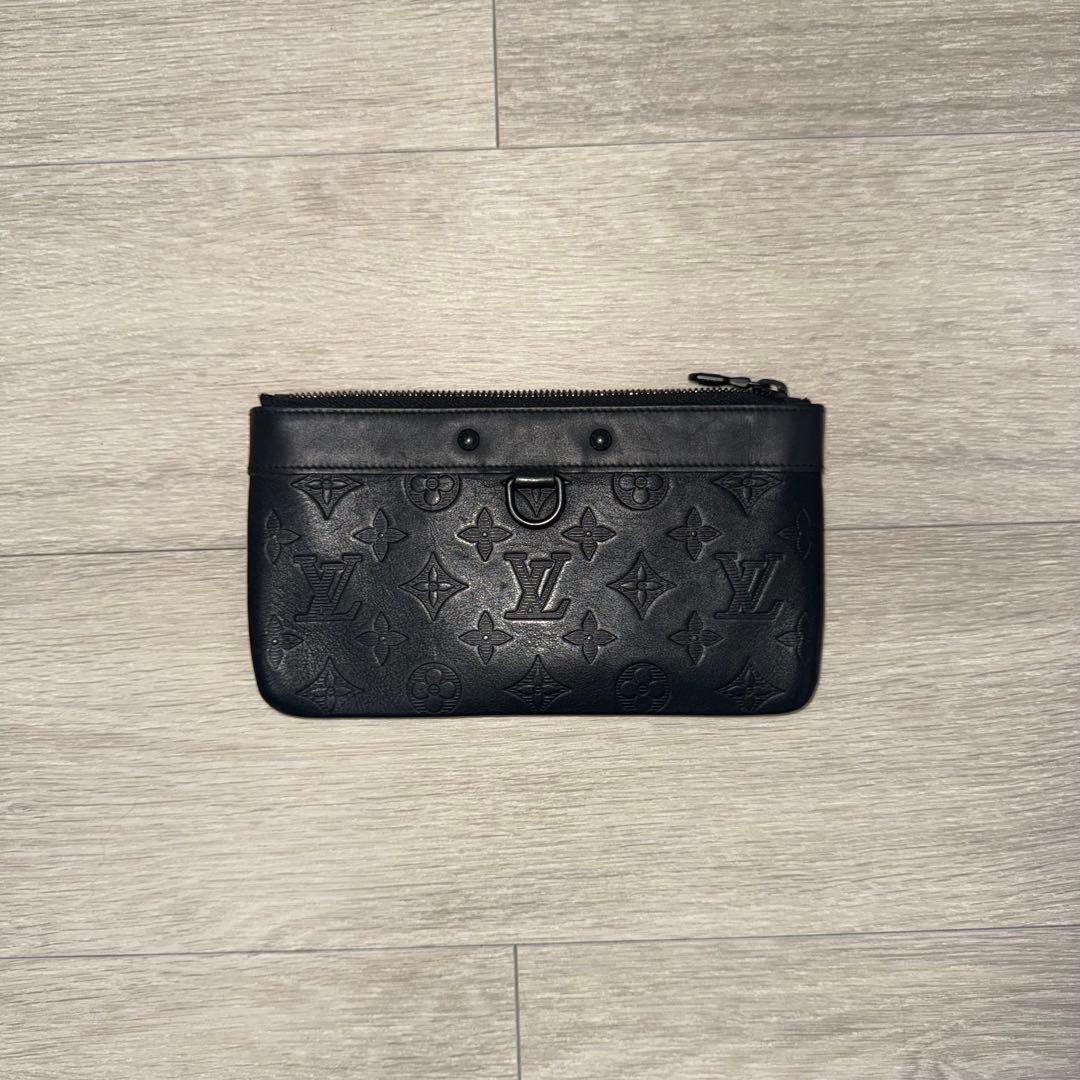 Louis Vuitton ポシェットディスカバリー　モノグラム　シャドウ長財布