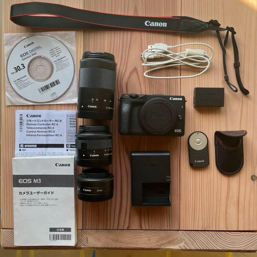 Canon EOS M3 ミラーレスカメラ