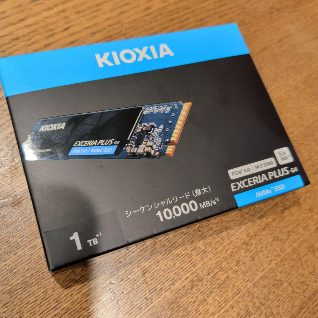 KIOXIA SSD EXCERIA PLUS G4(M.2 2280、1TB)