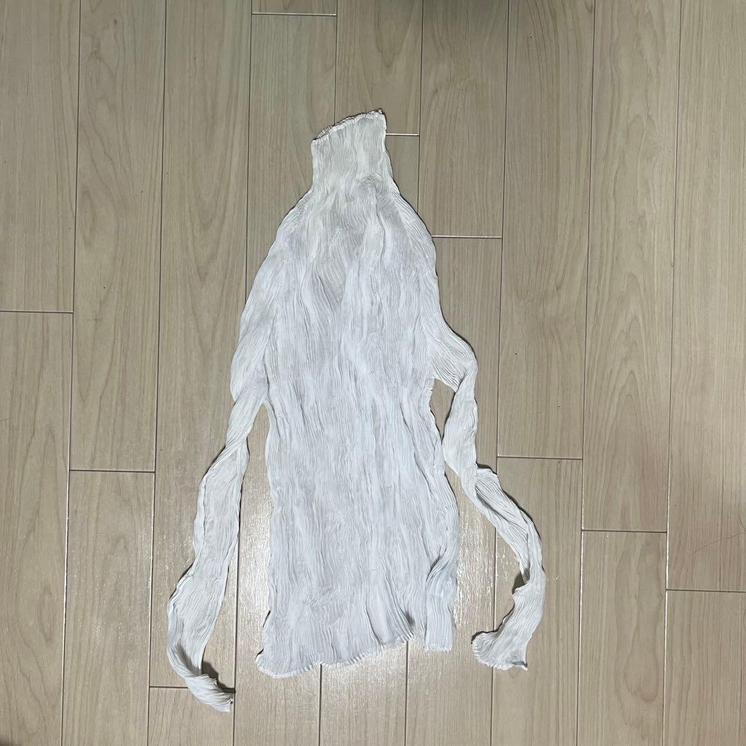 ISSEY MIYAKE シフォンツイスト　長袖　白色