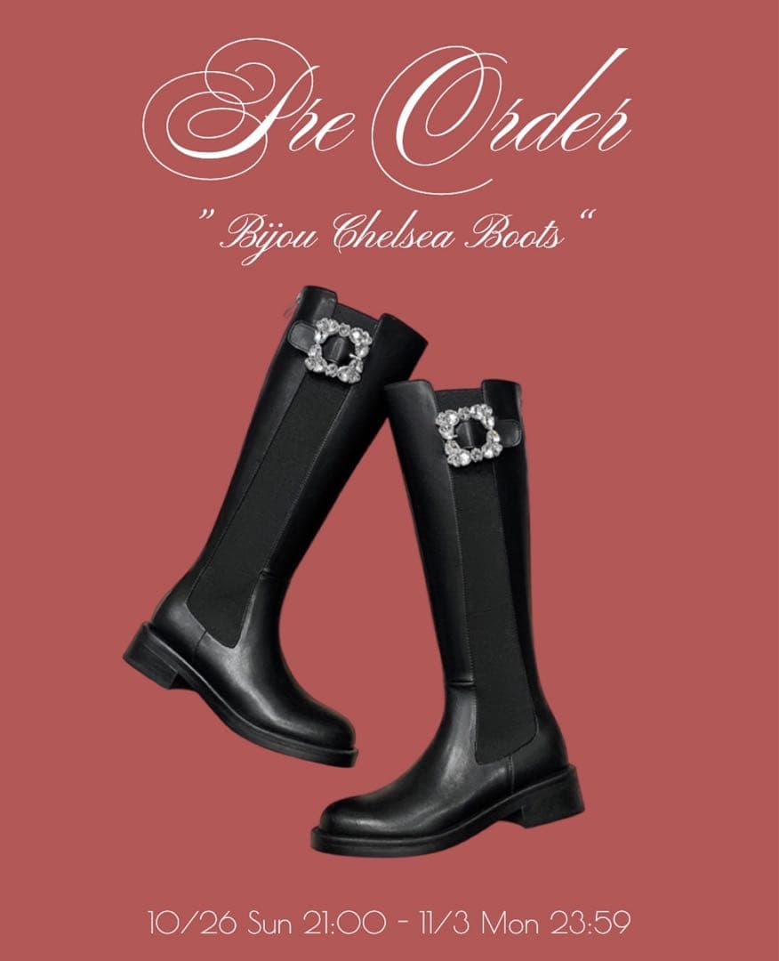 【MAISON MARBLE】Bijou Chelsea Boots