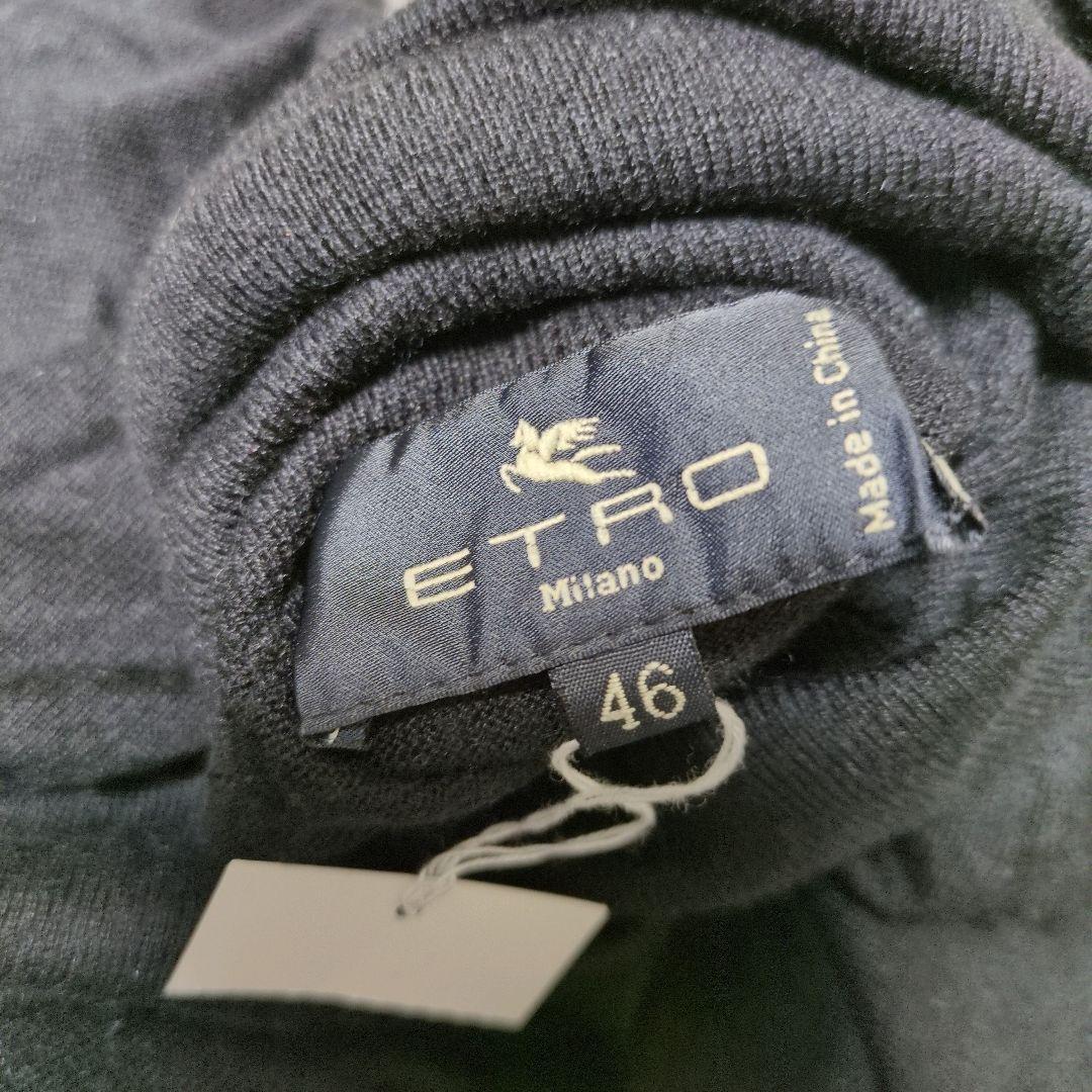 未使用級✨ETRO シルク カシミヤ 薄手 タートルネック ニット エトロ