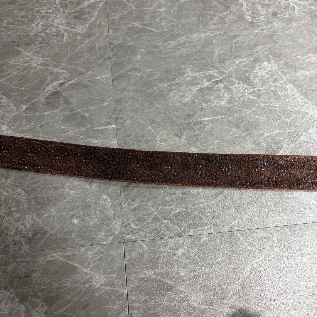 HTC ベルト　スタッズベルト　レザー　アメカジ