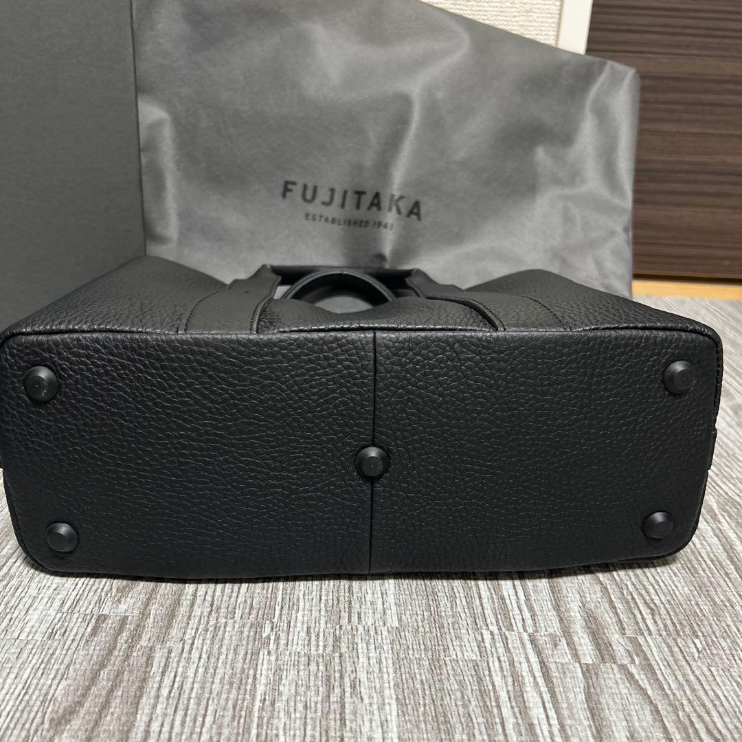 FUJITAKA 日本製　2wayレザートートバッグ　スモール