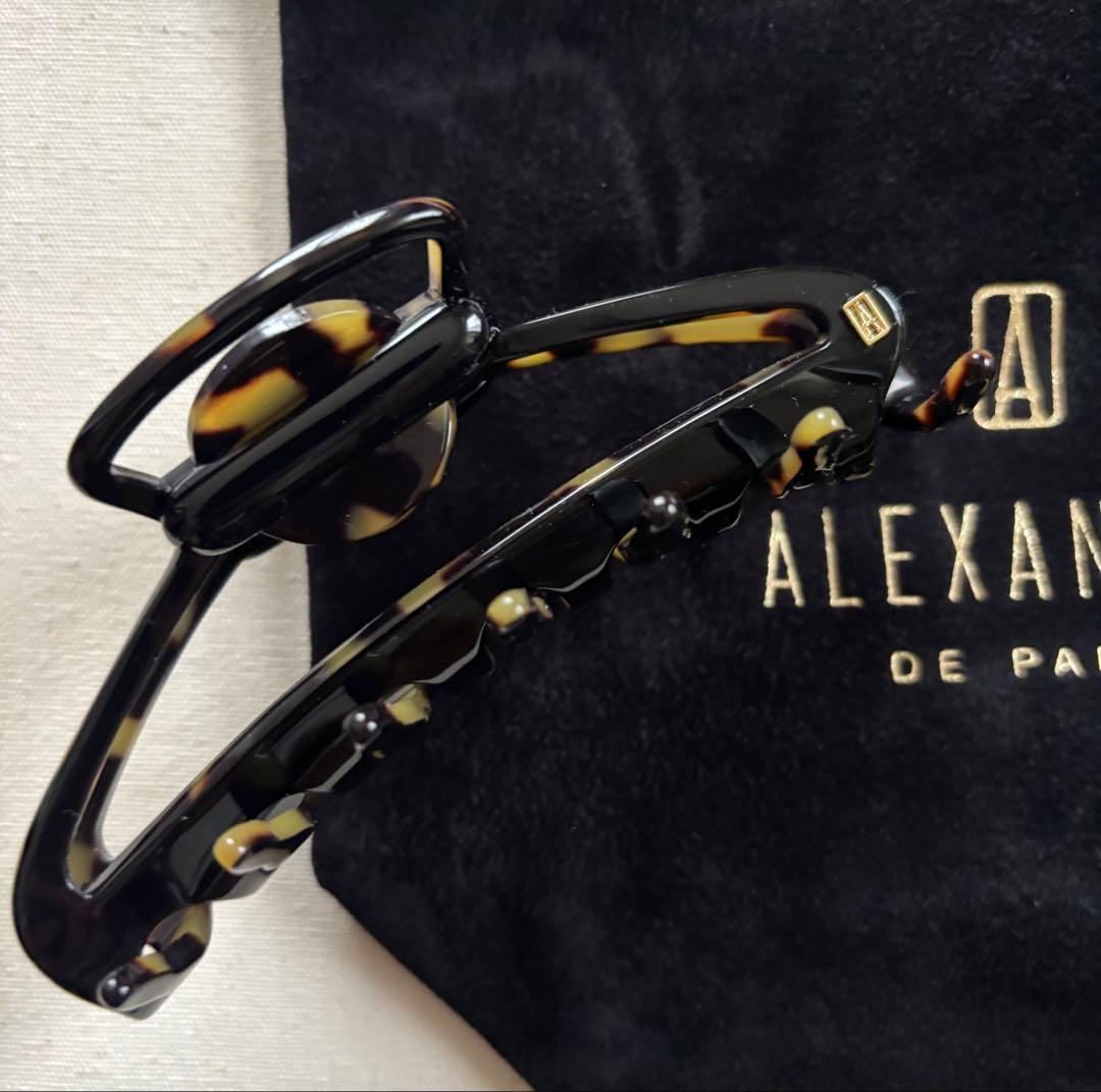 【Alexandre de Paris】ヘアクリップ NOIR TOKYO