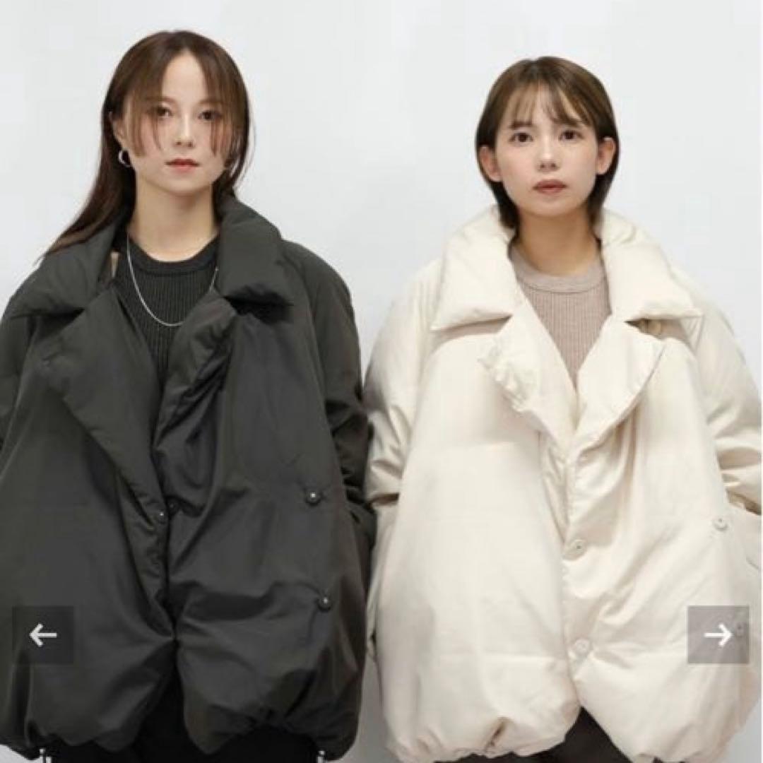 ★値下げ★タグ付き新品【reurie】オリジナルコクーンミドルダウンコート