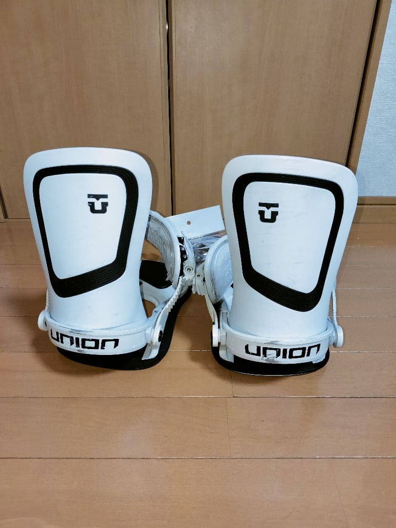 Union ULTRA ホワイト ビンディング MENS Mサイズ 22-23