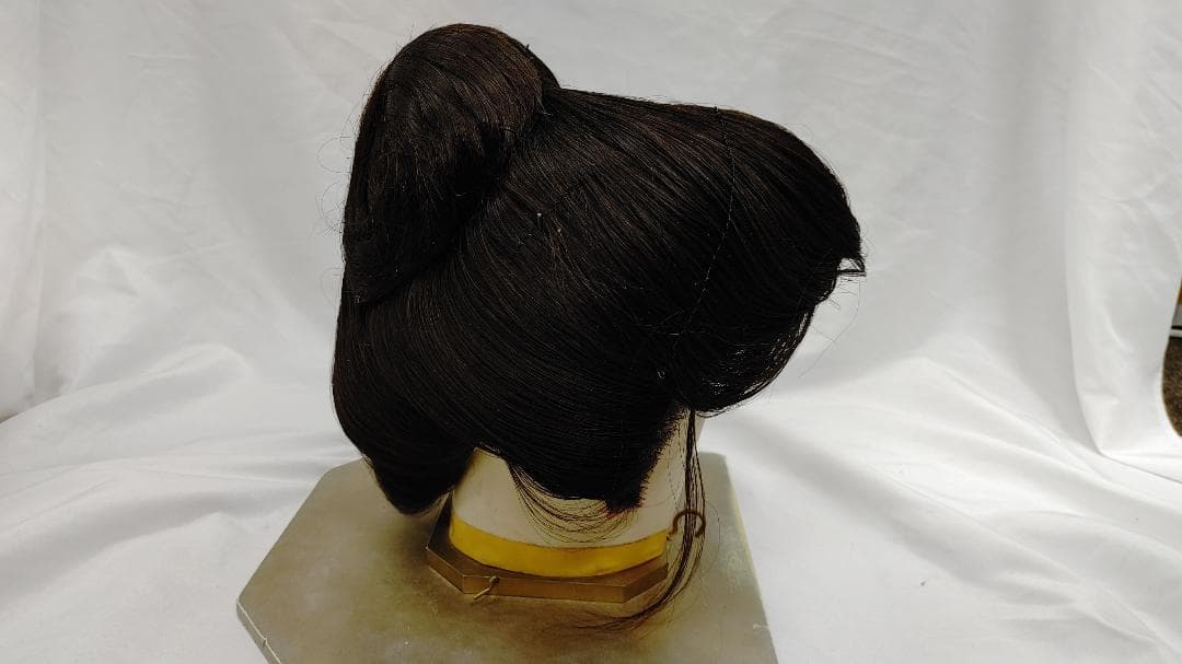 【MK22】夜会 大衆演劇 かつら ウィッグ 鬘 ケース付き