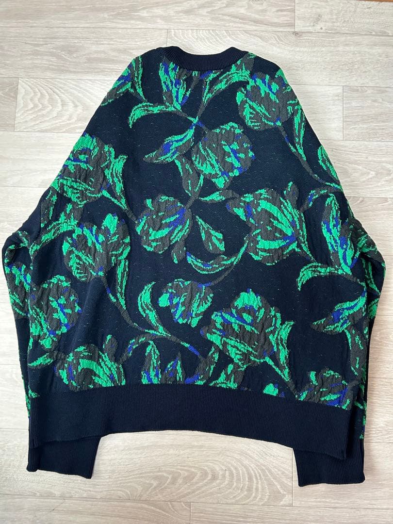 MAISON SPECIAL フラワージャガードニット 02