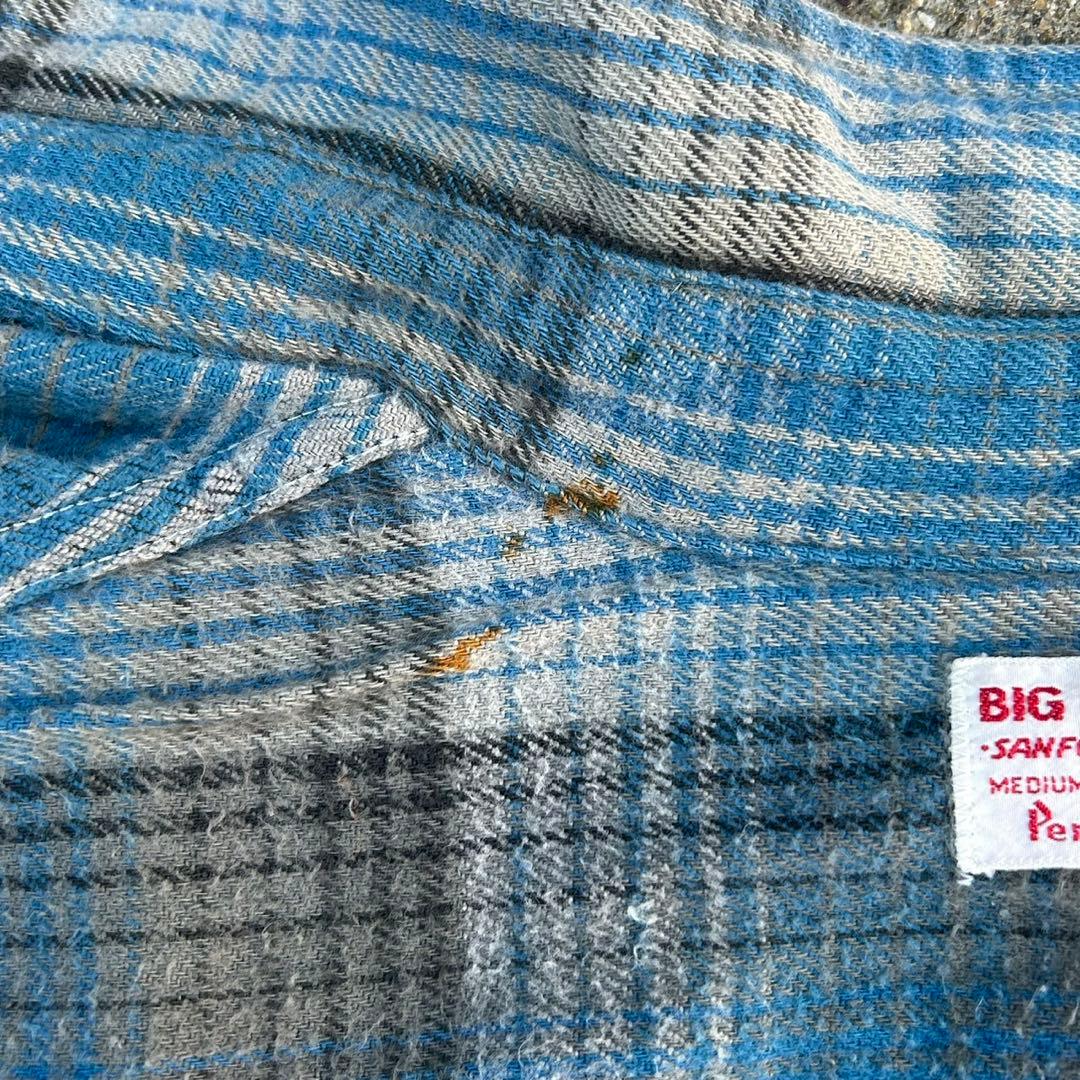 【60s】 BIG MAC ビックマック flannel shirt USA製