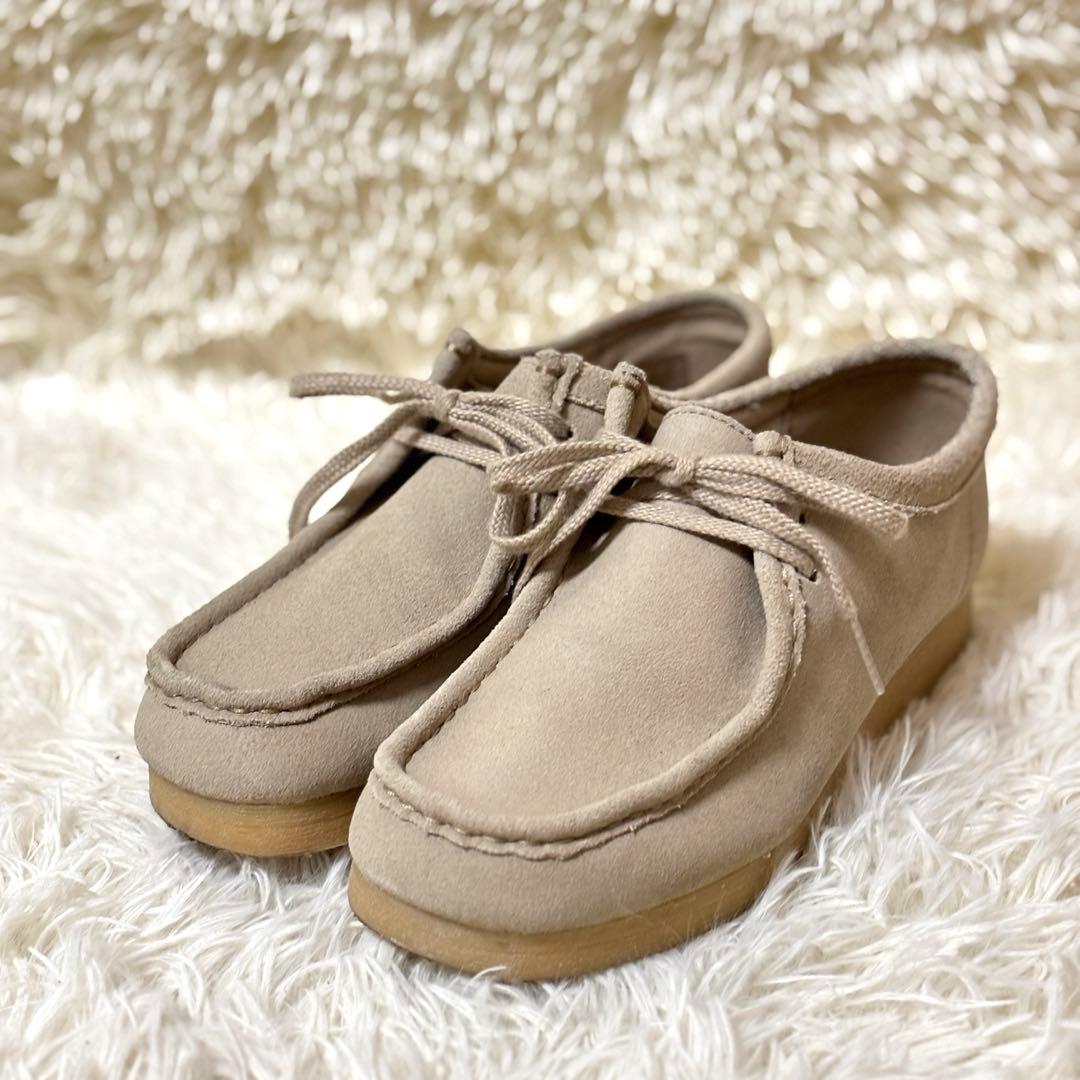【極美品】clarks クラークス　ワラビー　チャッカブーツ　23.5