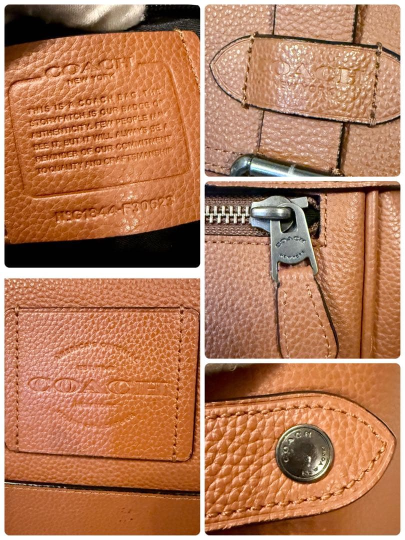 コーチ　COACH ビジネスバック　メッセンジャーバック　ハドソン　ブラウン