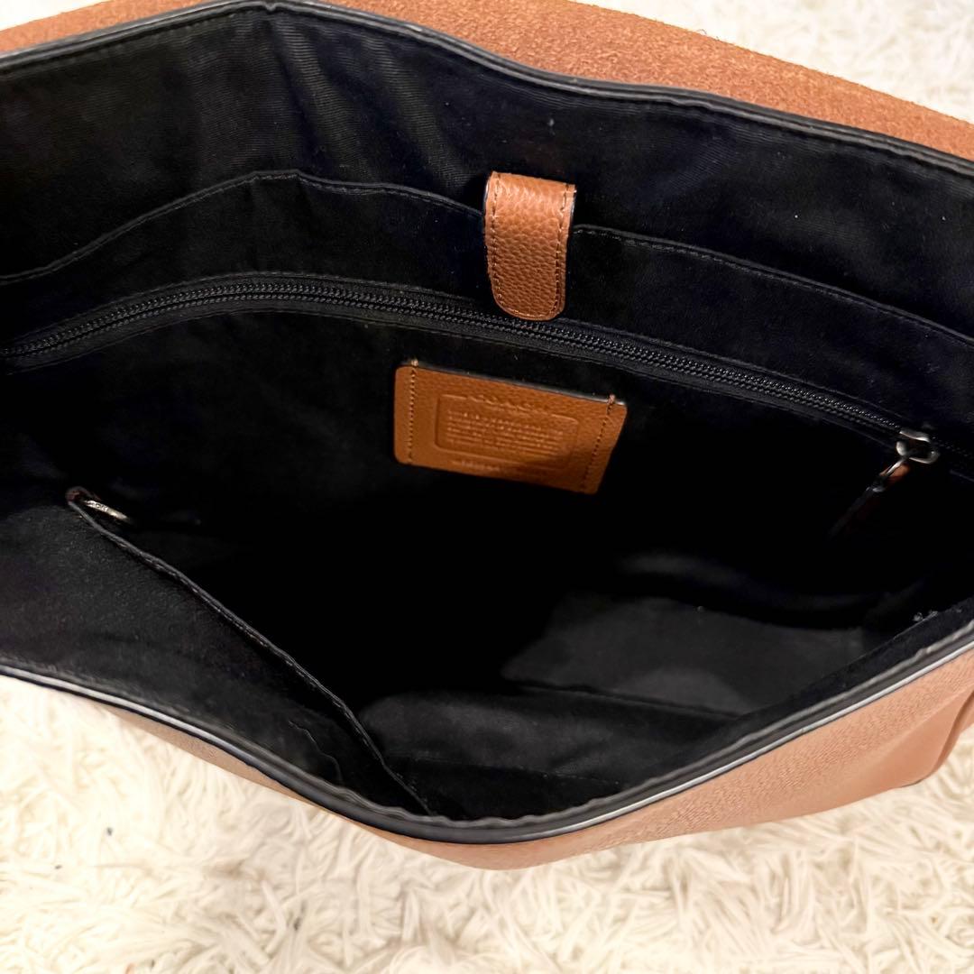 コーチ　COACH ビジネスバック　メッセンジャーバック　ハドソン　ブラウン