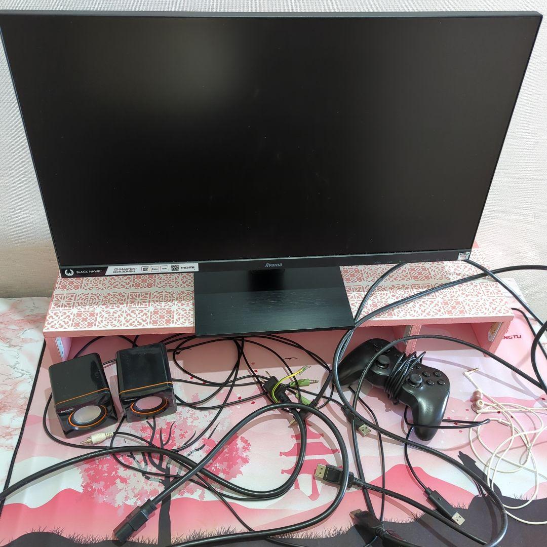 ディスプレイ モニター コントローラー スピーカー 台 ゲーミングマウスパッド