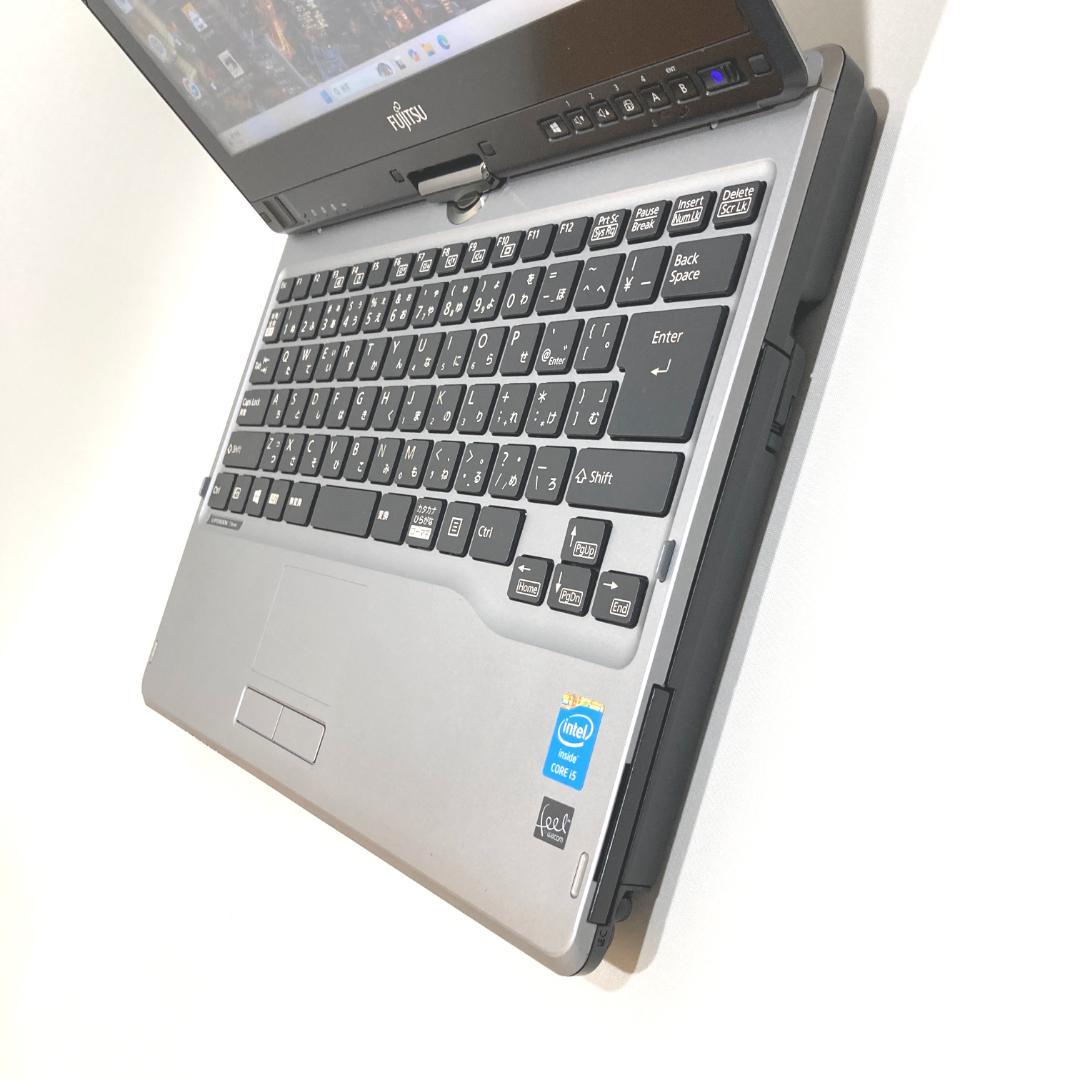 初心者✨カメラ・タッチパネル✨シルバー✨すぐ使えるノートパソコン◇D276-3