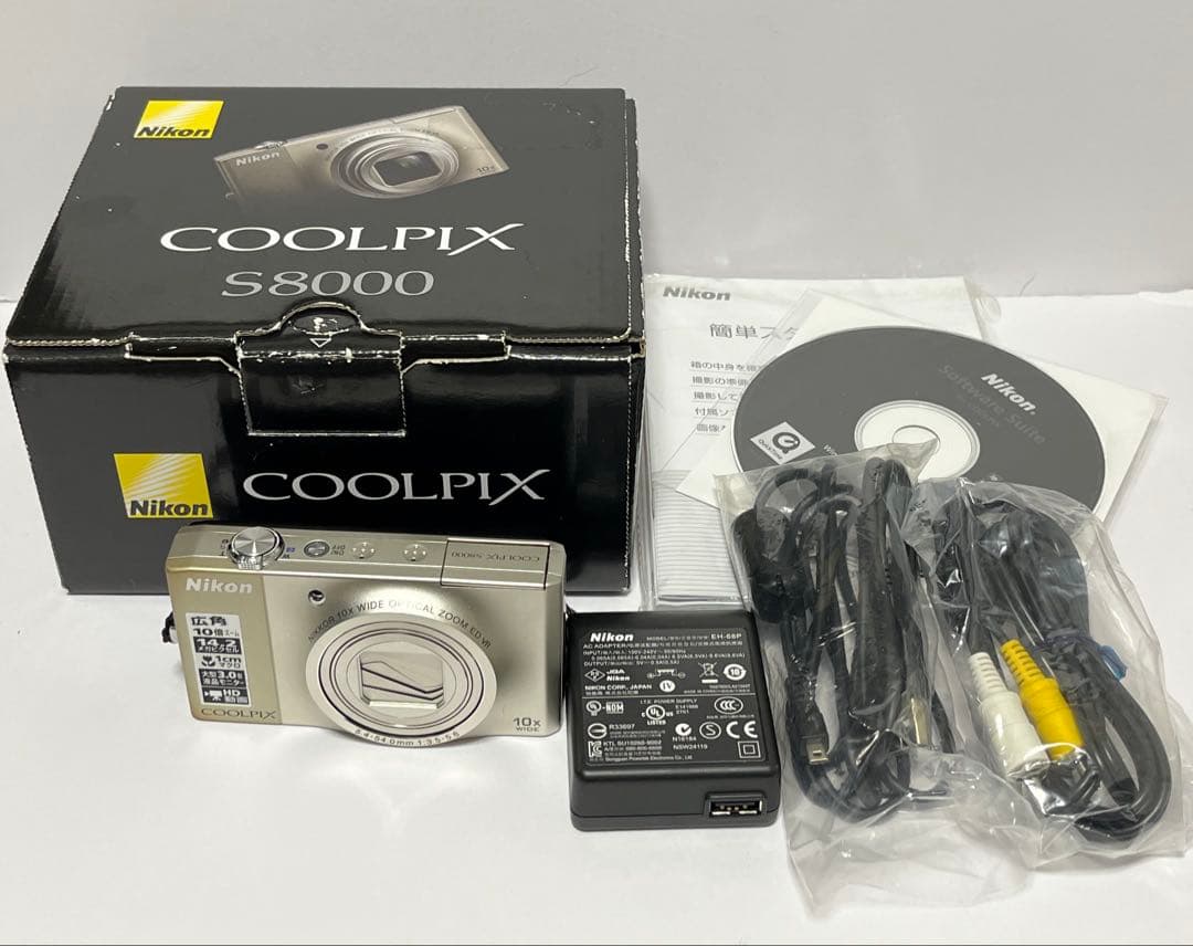 Nikon COOLPIX S8000 10xWIDEシャンパンシルバー
