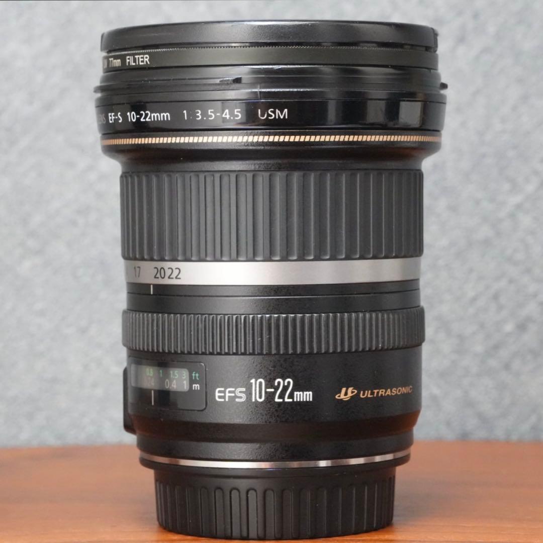 Canon EF-S 10-22mm f/3.5-4.5 USM 保護フィルタ付
