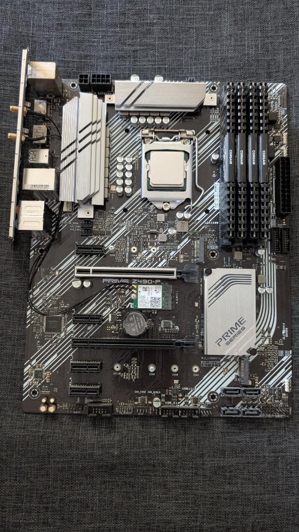 マザーボード ASUS PRIME Z490-P, corei9-10900KF, 64GB