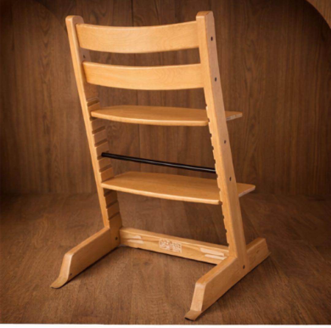 美品　シリアル4　ストッケ トリップトラップナチュラル