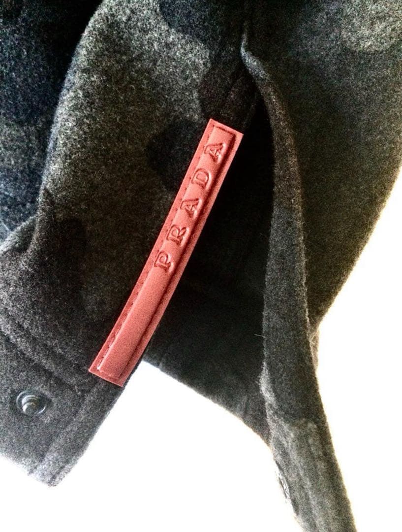 PRADA　ウールカモフラージュ迷彩　ジャケットs
