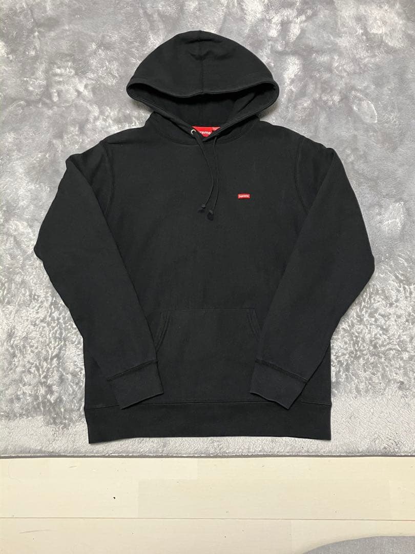 supreme small box logo パーカー