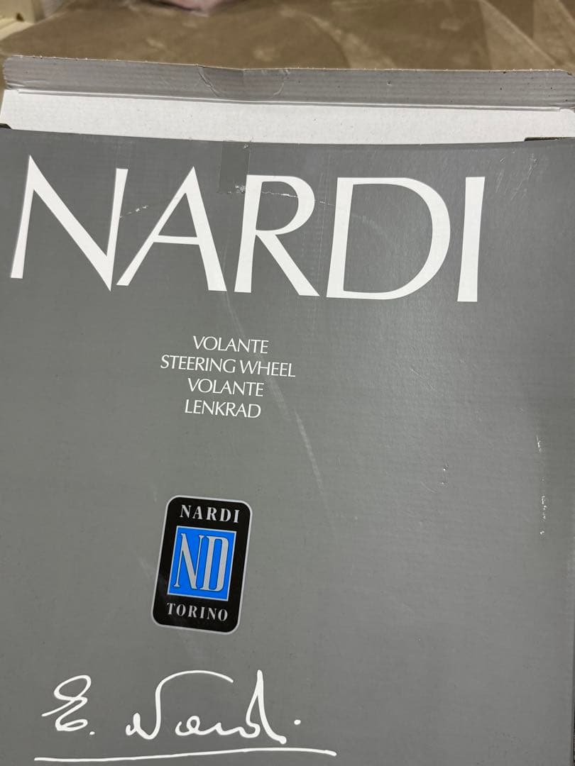 Nardi ステアリングホイール E. Nardiサイン入り2024限定モデル