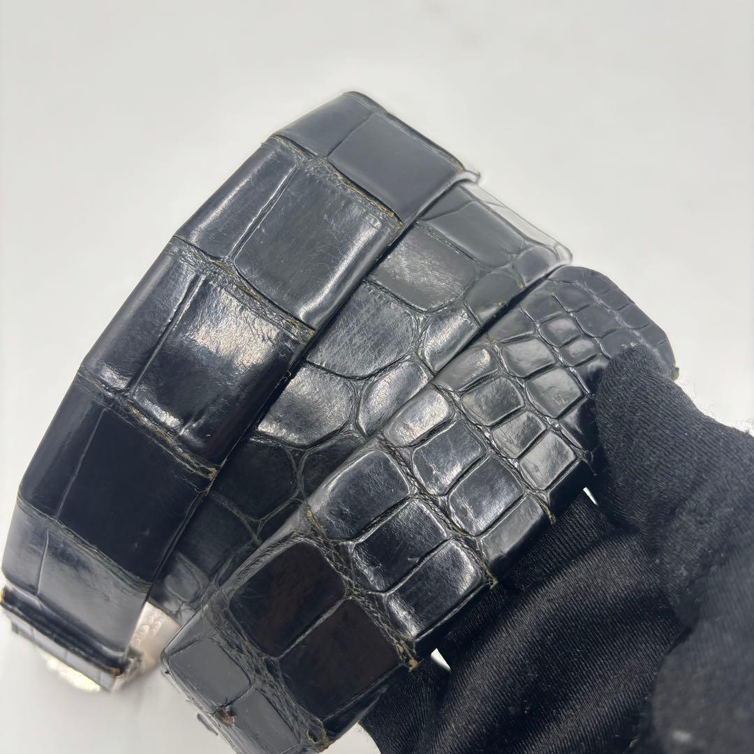 PATEK PHILIPPE パテックフィリップ クロコダイル　レザーベルト 黒