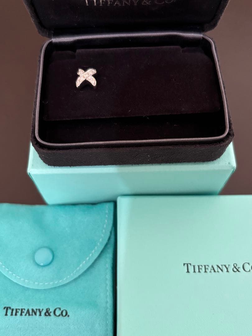 ティファニー　ダイヤピアス片耳