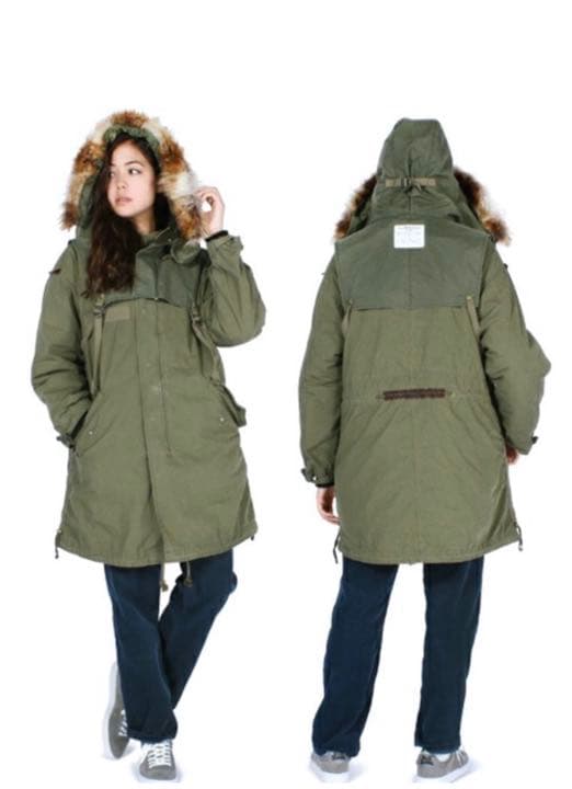 依頼のため値下げしました。新品！RNA /リメイクロングミリタリーコート