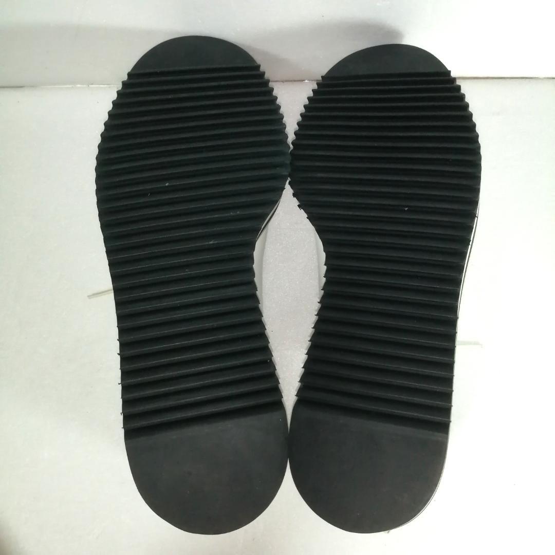 ●comme des garcons レザーレースアップシューズ厚底