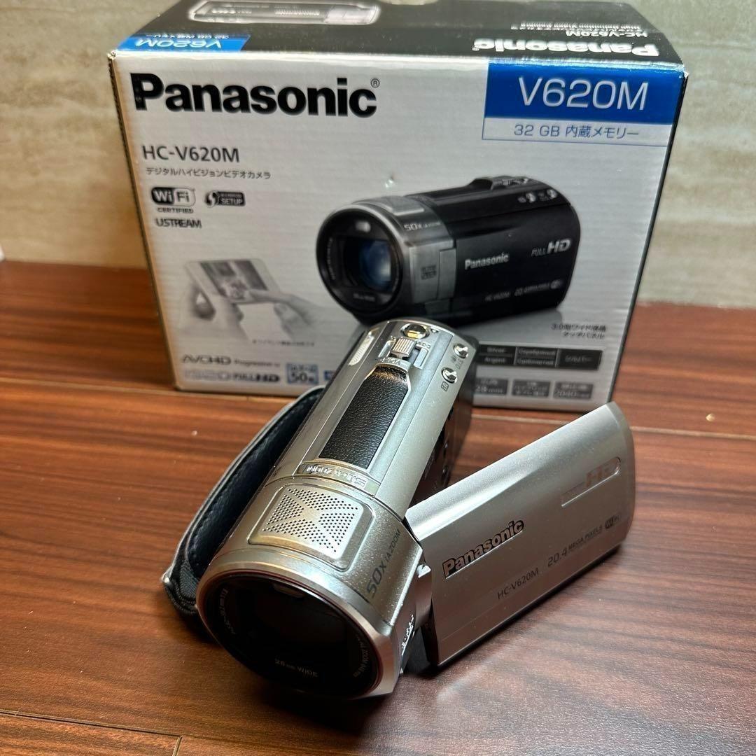 Panasonic HC-V620M-S ビデオカメラ 2034