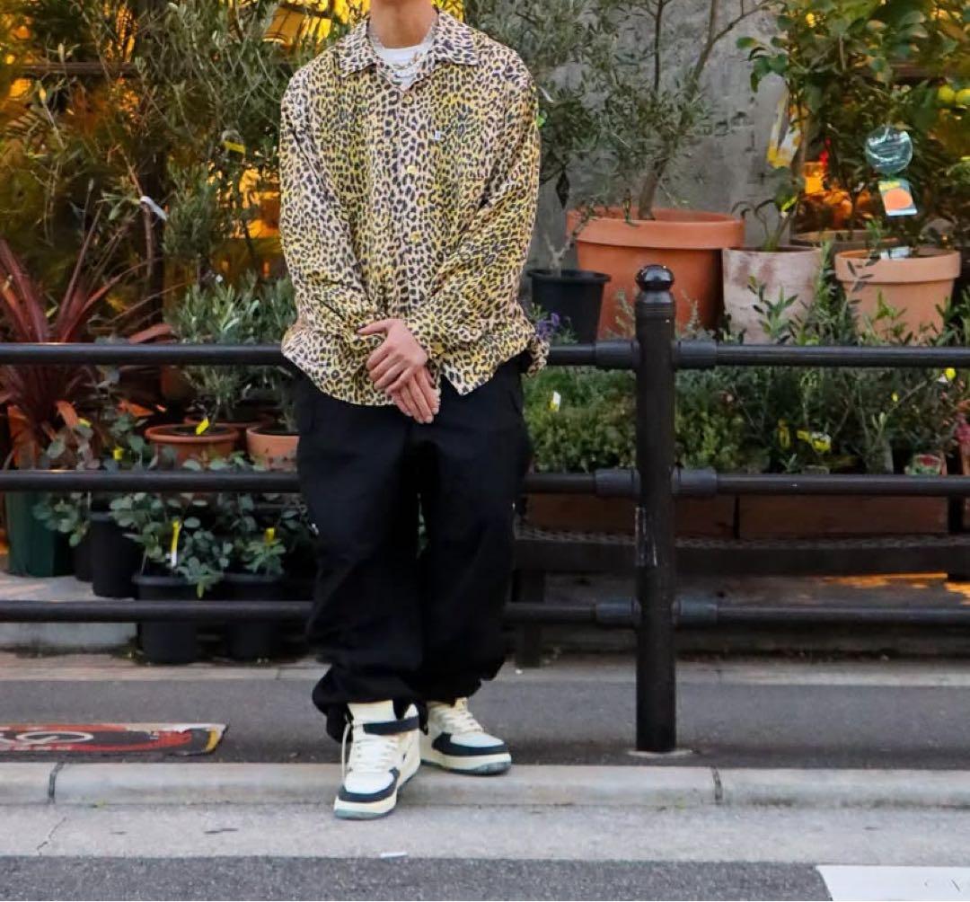 【新品、未使用】SAPEur レオパード柄 長袖シャツ