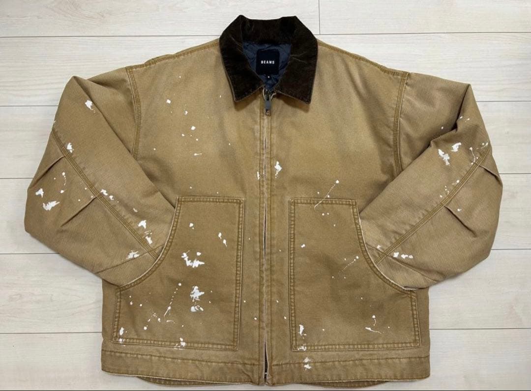 デトロイトジャケット　BEAMS パディングダックブルゾン　Carhartt
