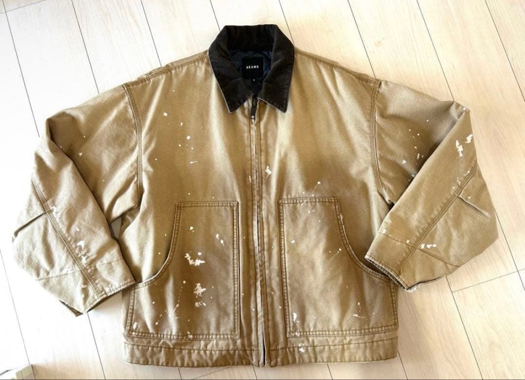 デトロイトジャケット　BEAMS パディングダックブルゾン　Carhartt