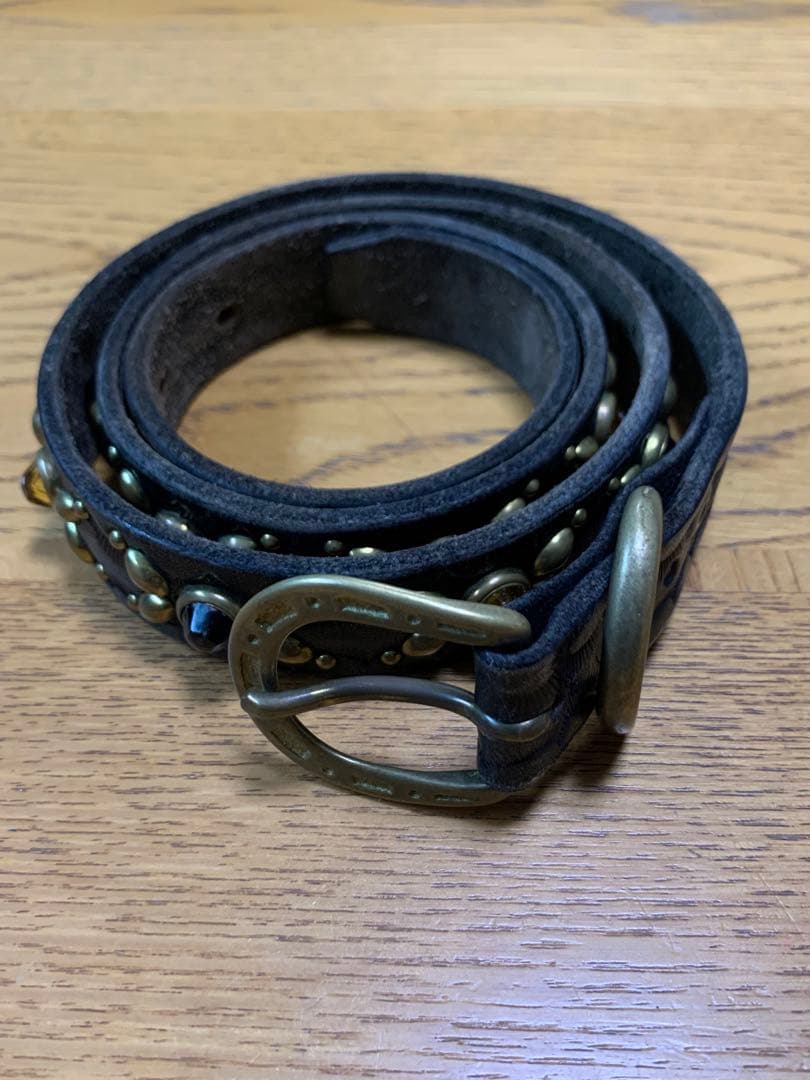 calee ベルト　CALEE スタッズベルト　レザー