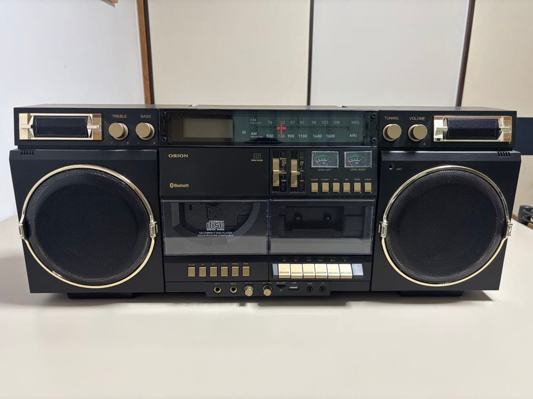 ORIONオリオン 令和版CDラジカセ SCR-B9（一部使用できない機能あり）
