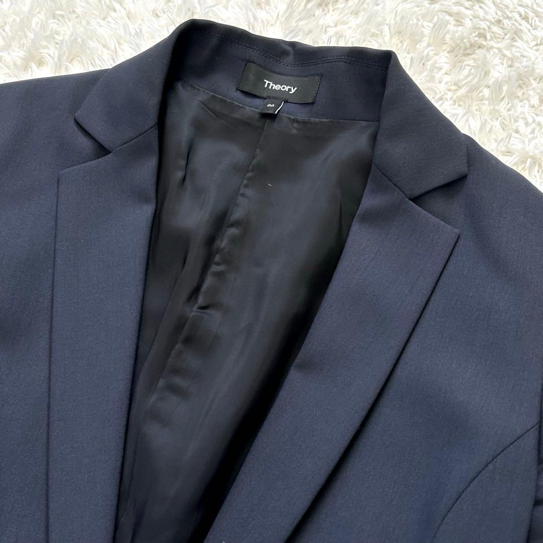 Theory セオリー　セットアップ　スーツ　ビジネス　通勤　00サイズ　紺