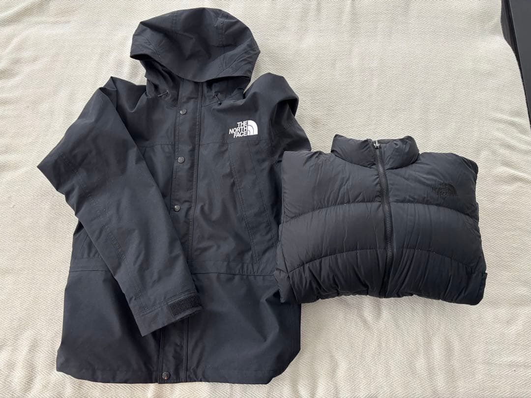ノースフェイス マウンテンライトジャケット×アコンカグアジャケット セット