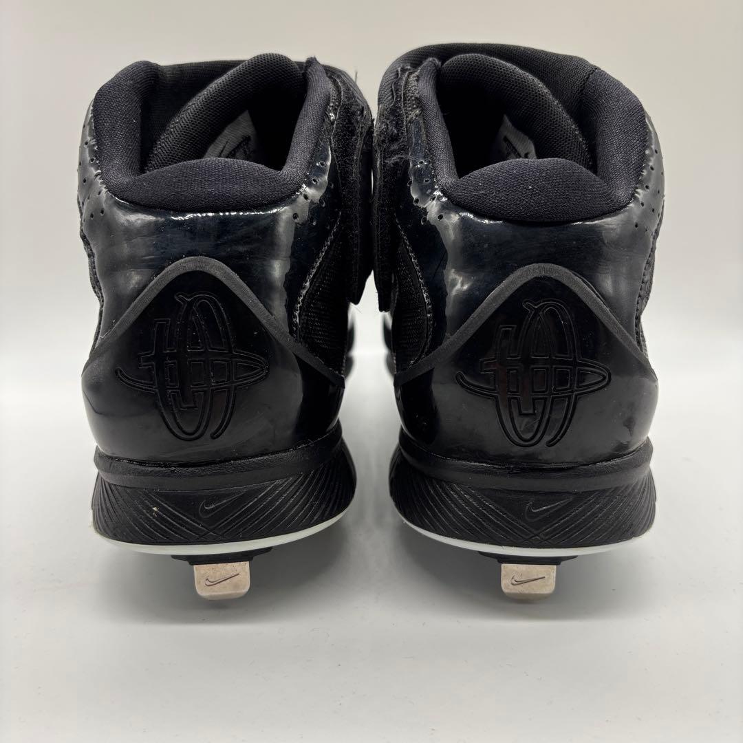 NIKE 野球 スパイク ブラック 黒 27㎝ ミドルカット 軽量